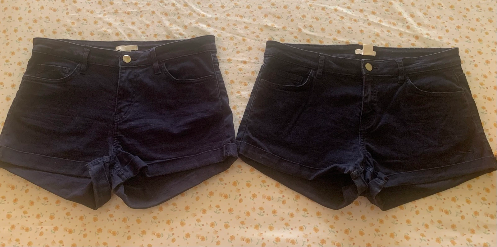 Lote dos pantalones cortos talla 38 H&M mujer